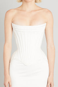 Wasp Corset in Matte Satin