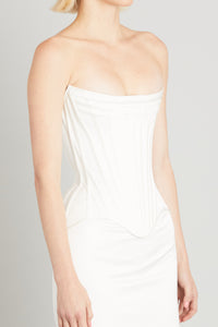 Wasp Corset in Matte Satin