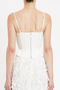 V-Neck Pearl Corset
