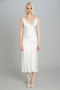 satin back crepe dress Crepe Back Satin One Shoulder Long Dress In Blue Cloud