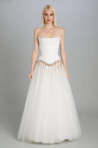 Godet Hardware Gown