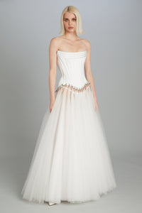 Godet Hardware Gown