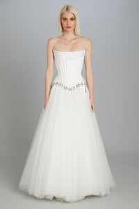 Godet Hardware Gown