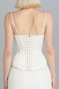 Salon Corset in Matte Satin