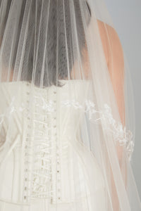 Chapel-Length Baby's Breath Veil