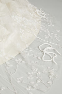 Chapel-Length Baby's Breath Veil