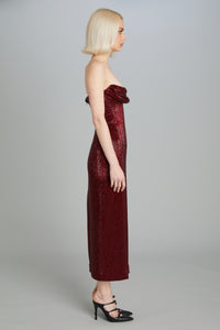 Crimson Ivy Dress