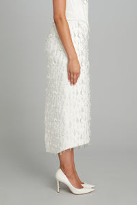 Mid-Calf Crystal Chandelier Skirt