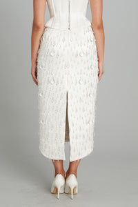 Mid-Calf Crystal Chandelier Skirt