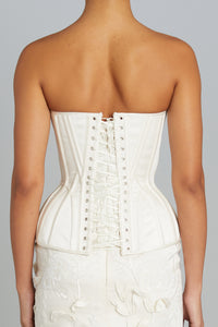 Julie Corset with Carnation Embroidery