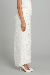 Ankle-Length Crystal Chandelier Skirt