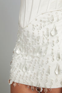 Crystal Chandelier Mini Skirt