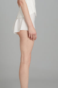 Tap Shorts in Crepe de Chine