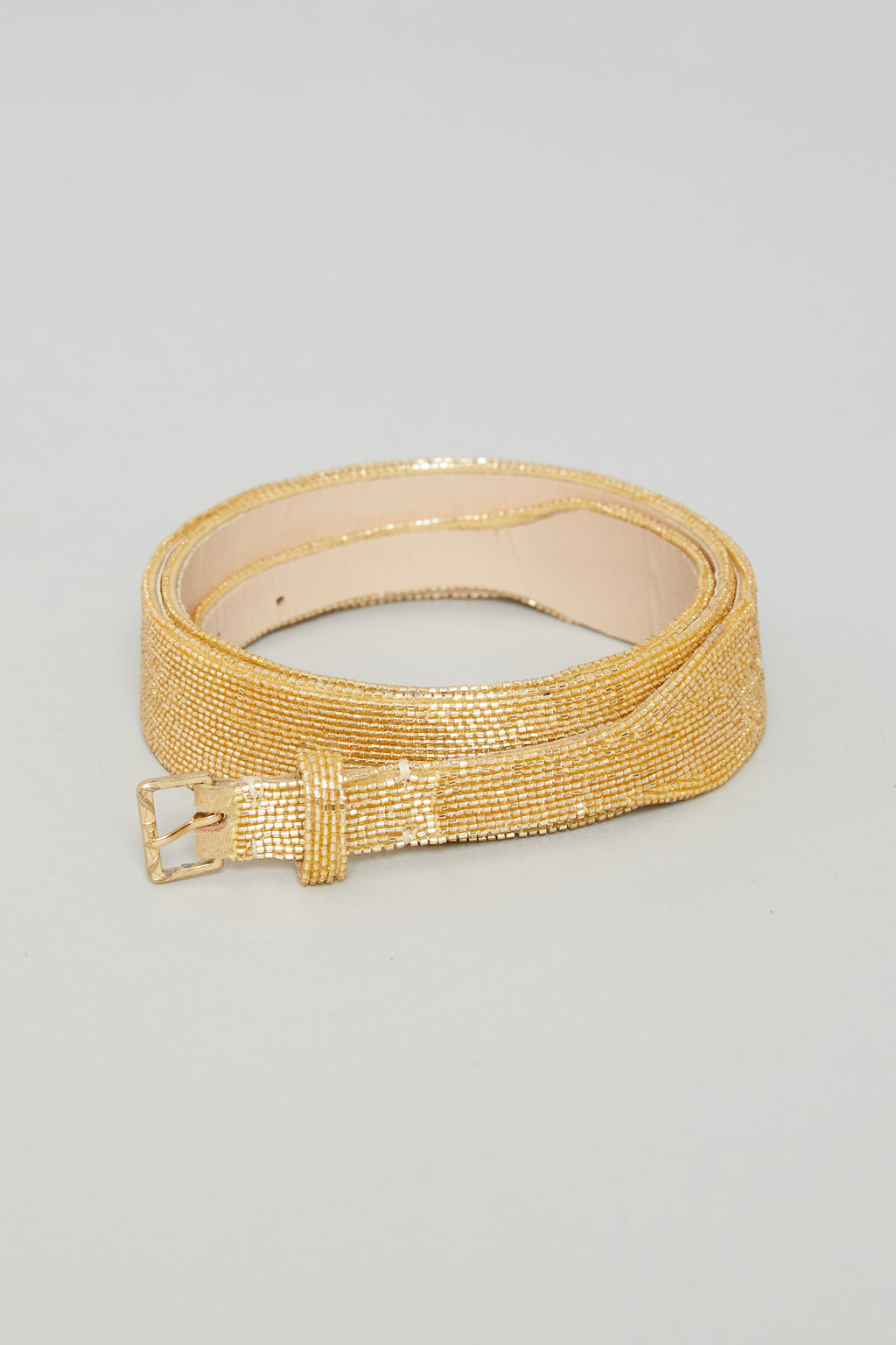 Gold Beaded Low-rise Belt – Wiederhoeft
