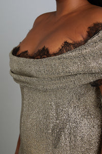 Ivy Gown in Rose Montee Crystals