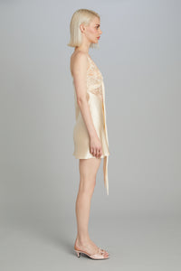 monument mini dress champagne Monument Mini Dress Champagne Petite