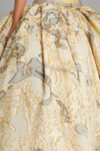Ballgown Skirt in Fil Coupe