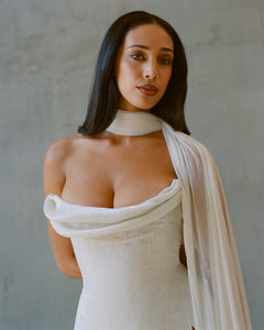Silk Tulle Scarf