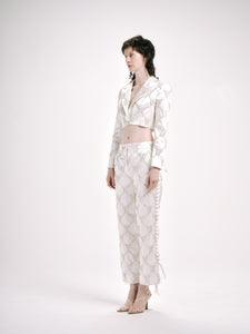 LATTICE SUIT JACKET