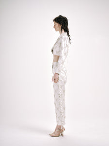 LATTICE SUIT JACKET