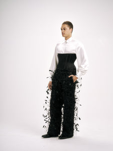 EMBROIDERED PANTS AND TRAIN