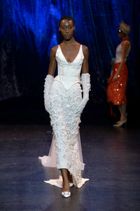V-Neck Pearl Corset