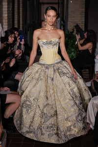 Ballgown Skirt in Fil Coupe