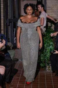 Ivy Gown in Rose Montee Crystals