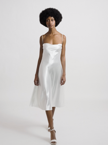 LONG BIAS DRESS