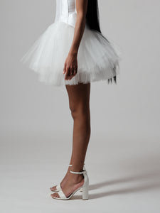 White mini on sale tutu skirt