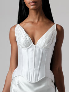 DRAPED CUP CORSET