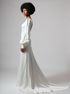 Juno split deals long dress