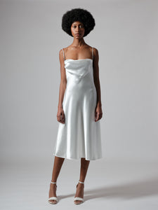 LONG BIAS DRESS