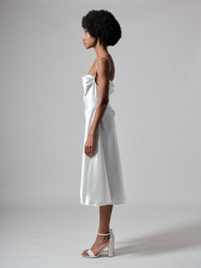 LONG BIAS DRESS