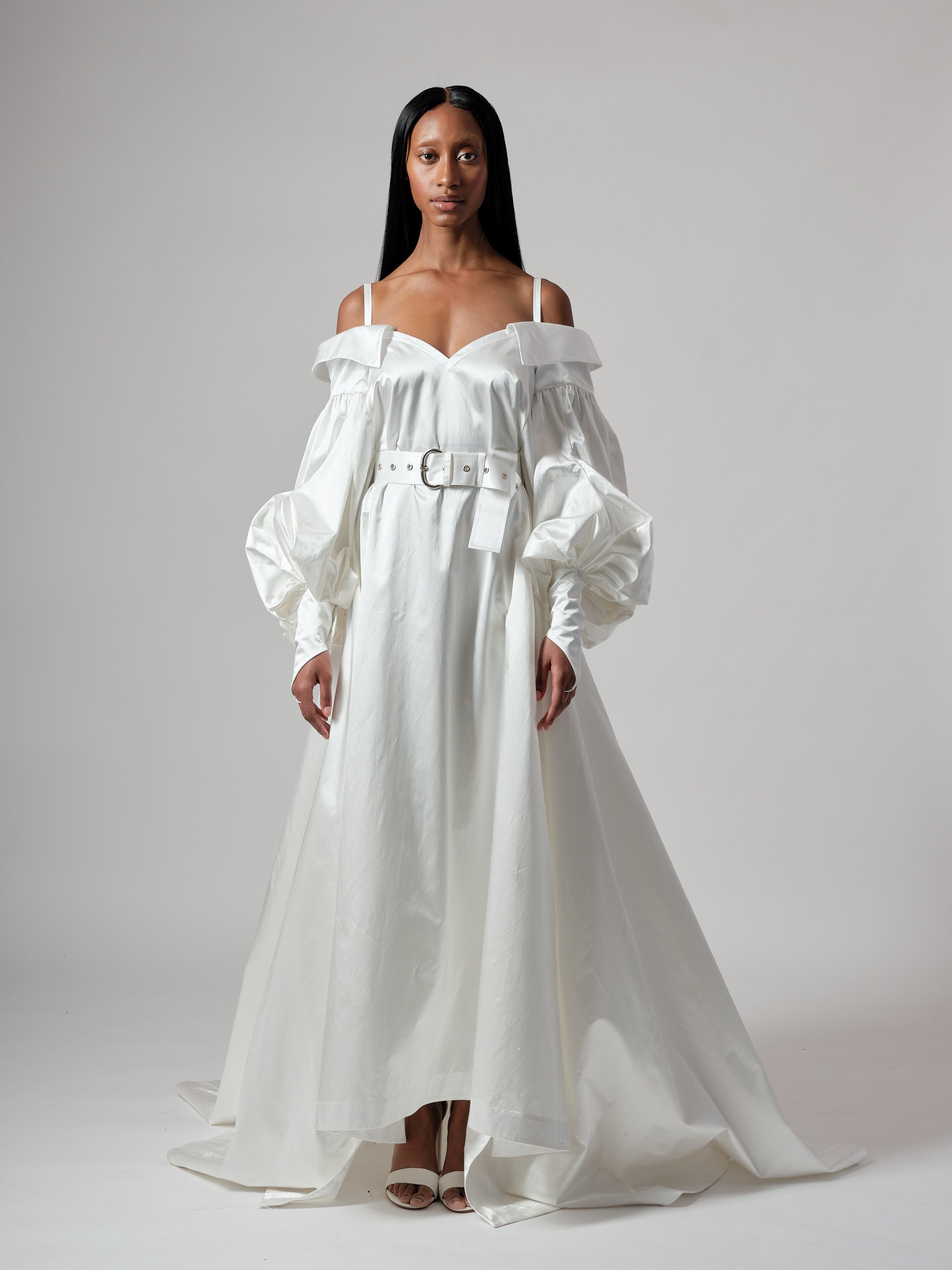 ◆Since Then◆ Minerva Ribbon Long Dress Ivory Minerva ribbon long dress (Ivory) – SINCETHEN