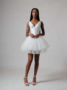 DRAPED CUP CORSET