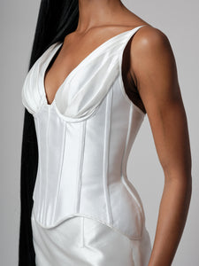 DRAPED CUP CORSET