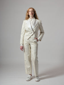 CROPPED TUXEDO JACKET